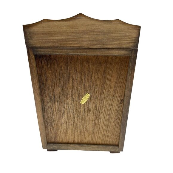 Wooden Dollhouse Dining Room Furniture China Cabinet Lot of 4 Pieces Vintage - Picture 12 of 16